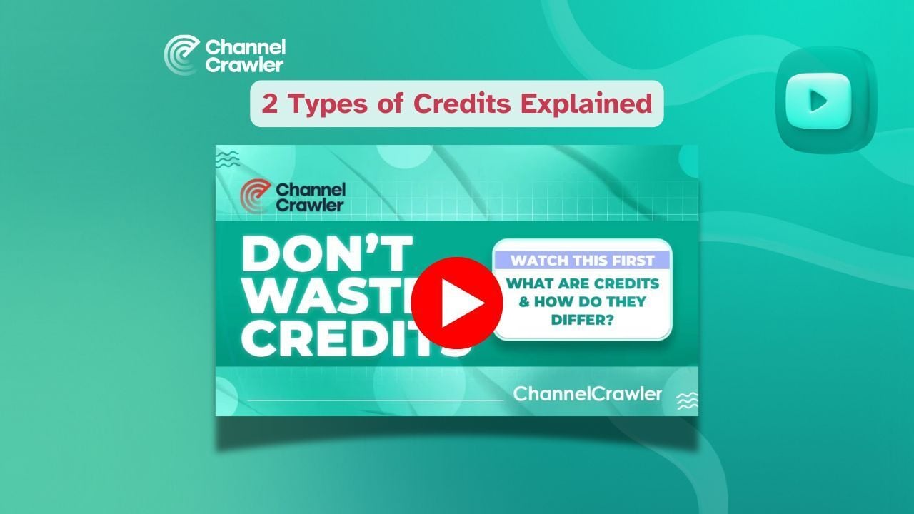How not to waste channel crawler credits